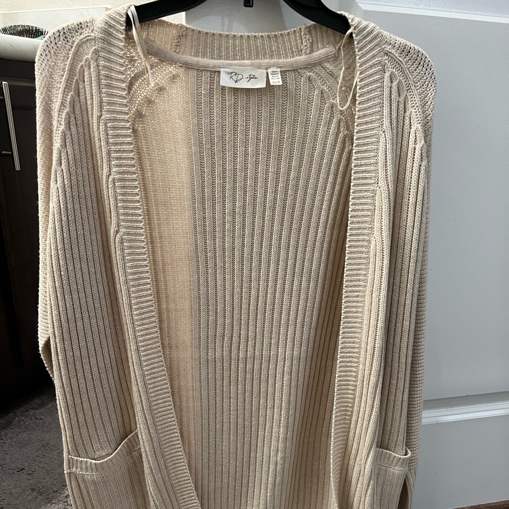 Cream cardigan